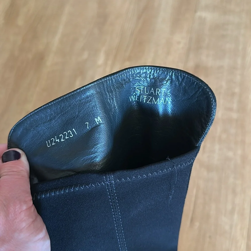 Stuart weitzman over knee heel boot - Picture 2 of 6
